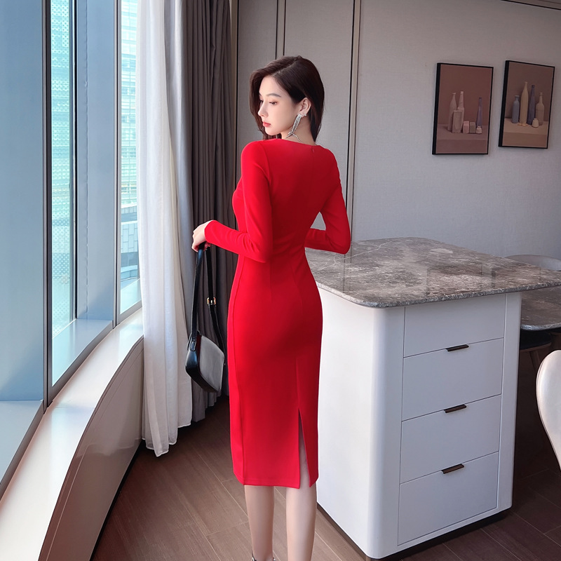 Cotton Waist-Detail Dress, picture 2 of 6