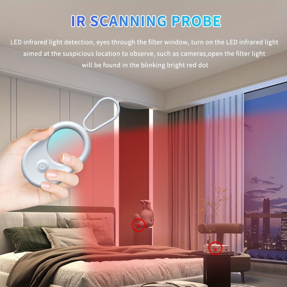 Rechargeable USB-powered Infrared Camera Detector, Portable Anti-spy Surveillance Scanner