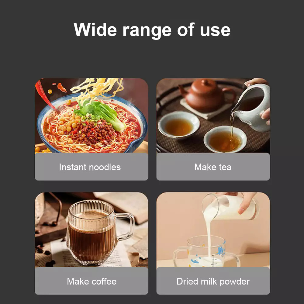 2L Electric Kettle Fast Boil Quiet Glass 360 Blue LED Boil-Dry Protection — image 7