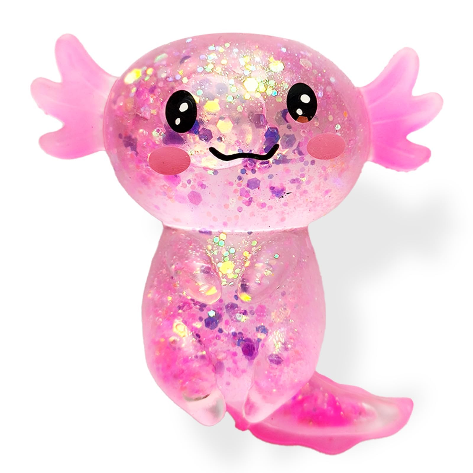 Axolotl Stress Relief Toy Glitter Fidget Toys Cute Malt Sugar Axolotl Toy Fidget Toys Adults Fidget Toy For Kids Youth Adult, Party Favors Anxiety Relief Toys