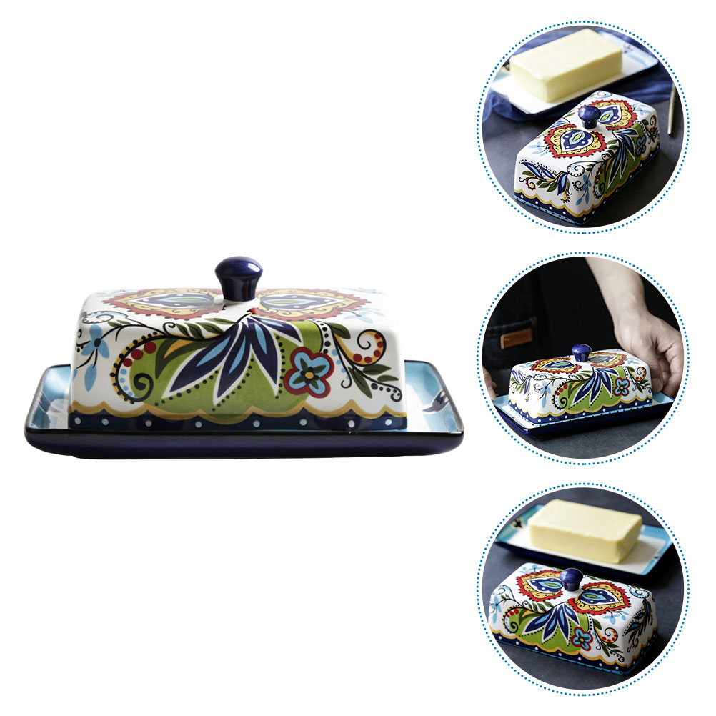 Title 10, Pottery Butter Dish And Cheese Box Storage