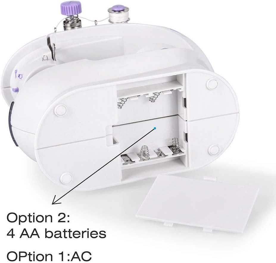 Electric Sewing Machine Portable Mini 12 Stitches Pedal Household For Beginner — image 3