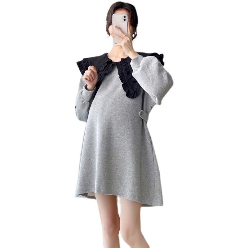 Top Sweater Dress Spring And Autumn Small Two Piece Set