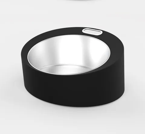 Dog Food Bowl Large Capacity Pet Feeder Detachable Stainless Steel Weighing Bowl Pet Scale Black - Shop at LoveMi