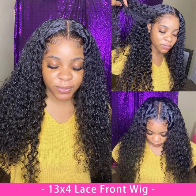 Curly Human Hair Wig Lace Hair Products 4X4 150Density - Shop at LoveMi
