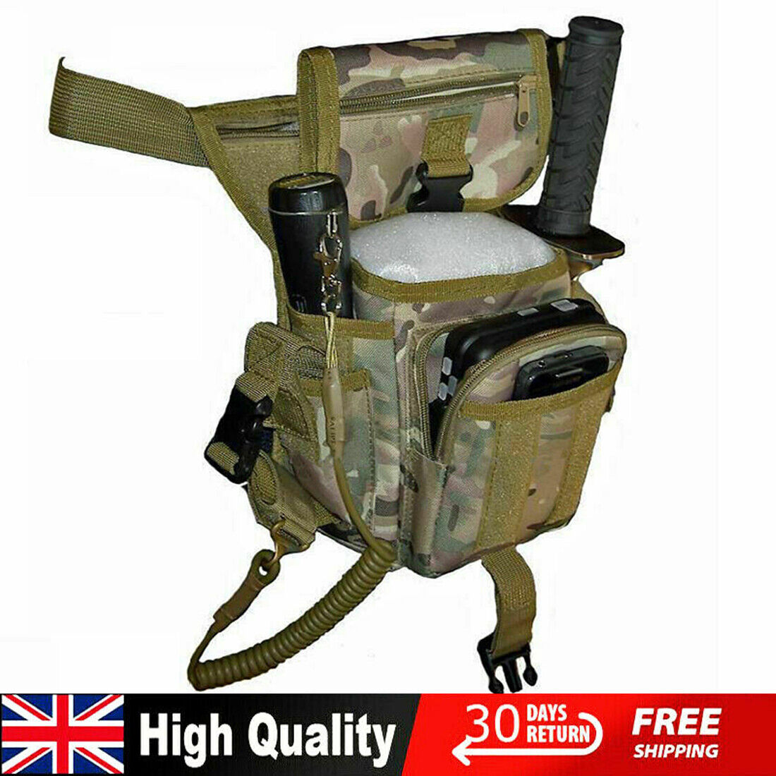 Metal Detecting Detector Accessory Standard Heavy Duty Camo Finds Pouch Bag NEW — image 10