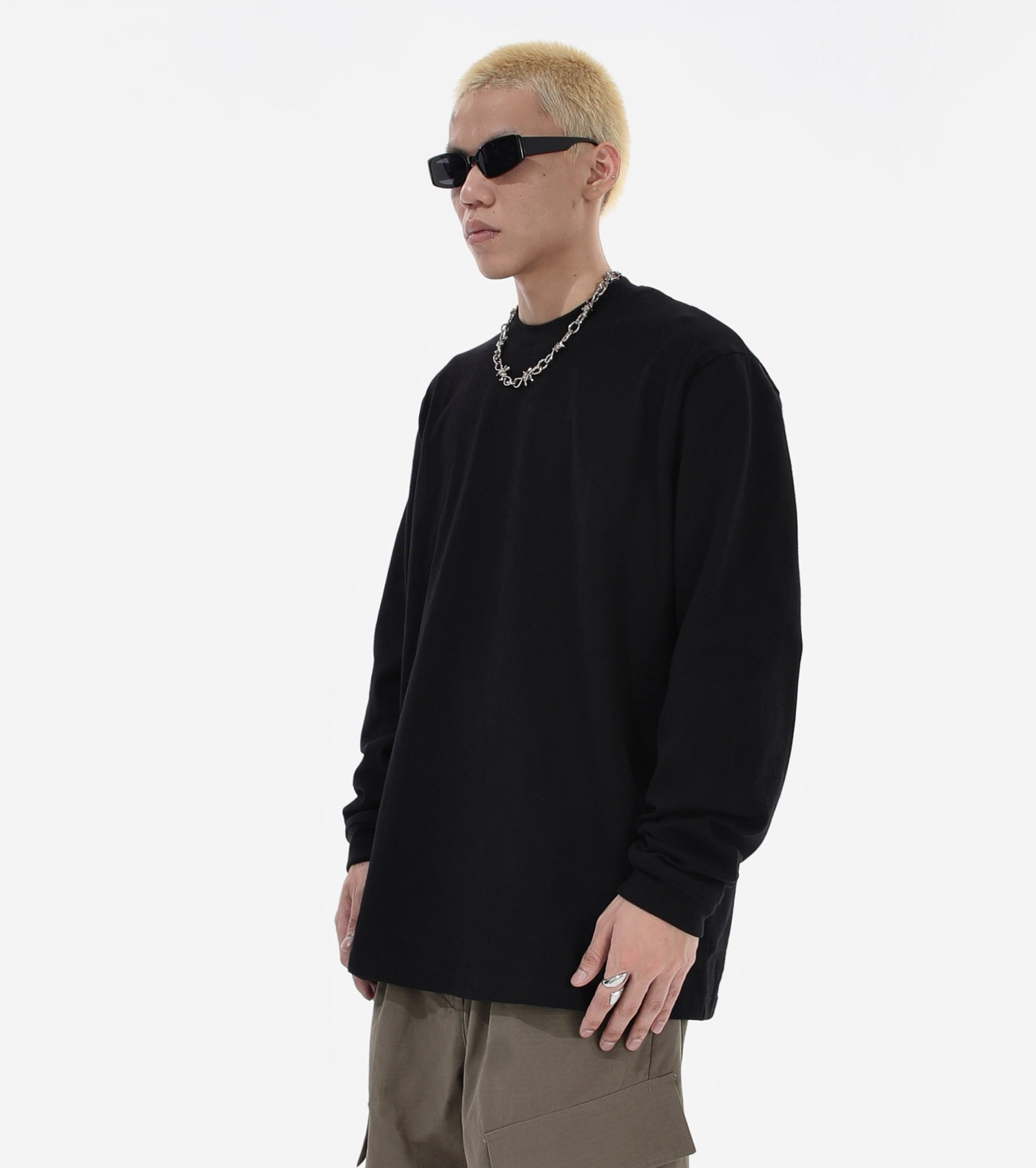 Versatile Fashion Vintage Loose Solid T-Shirt