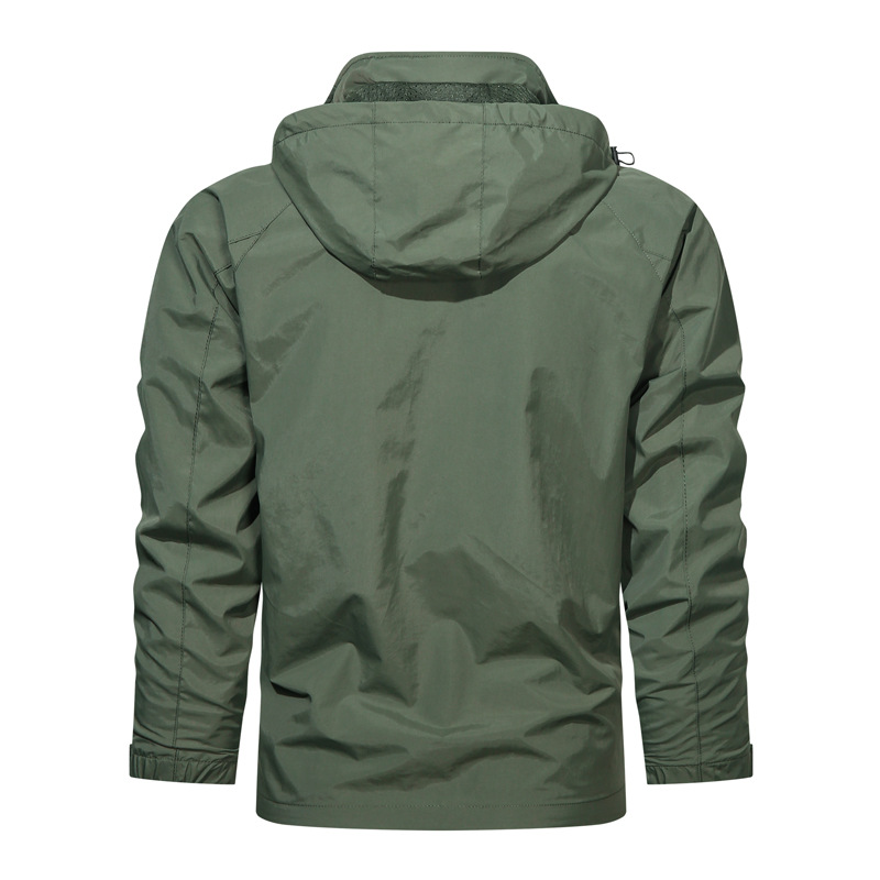 Title 5, Chaqueta con capucha para hombre alpinismo cort...