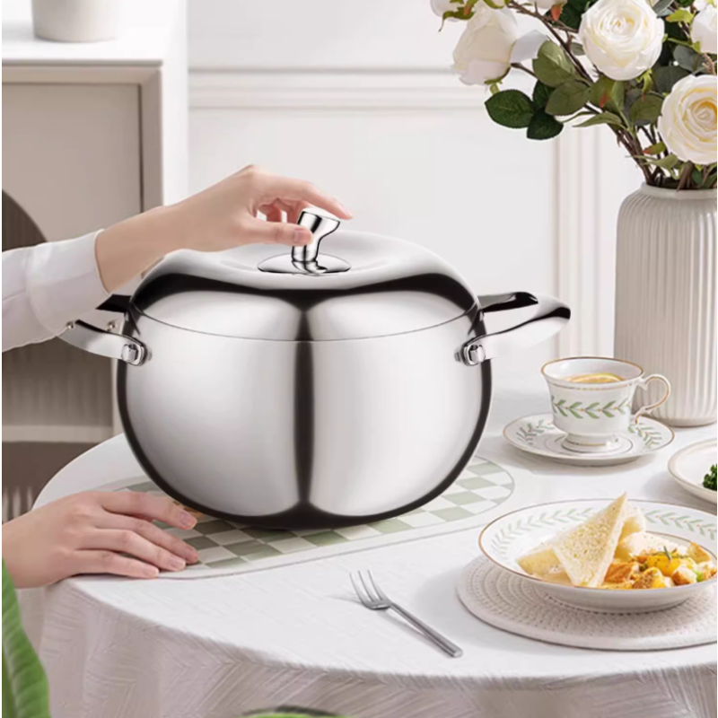 Title 5, Stainless Steel Pot Steamer With Lid Handle 3-L...