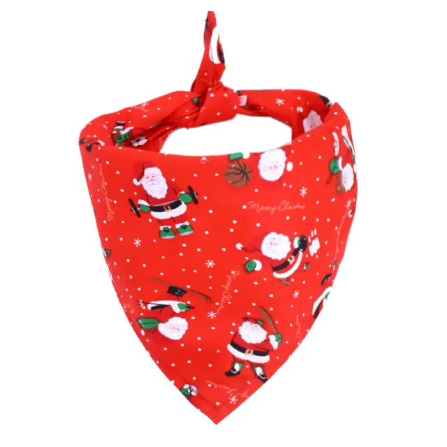 Pet Saliva Towel Cotton Triangle Scarf Dog Scarf Cat Bib New Seniors Red - Shop at LoveMi