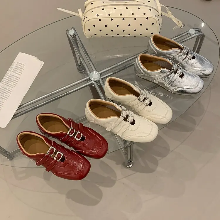 2026 Spring Summer New Square Toe Ballet