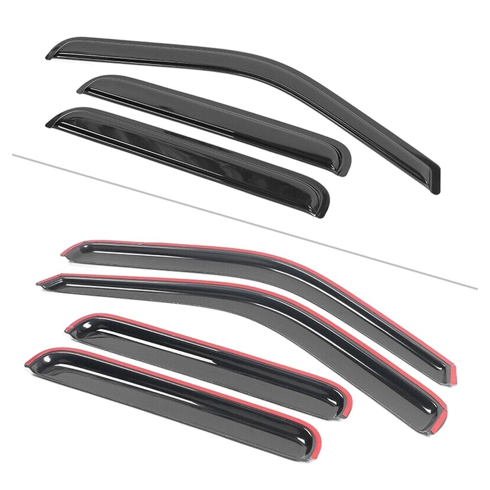 Fits 99-16 F350 F450 F550 Super Duty Crew Cab Window Visor Vent Rain Guards — foto 7