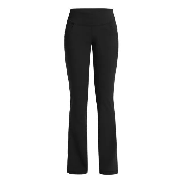 Women's Slim Wide Leg High Waist Casual Yoga Pants Black - Shop at LoveMi