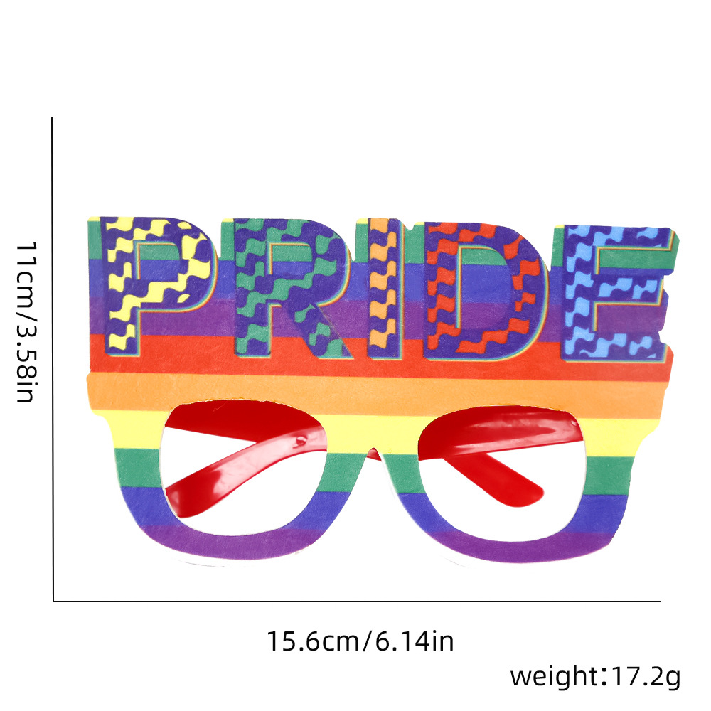 Title 5, Fashion Photo Props Rainbow Glasses