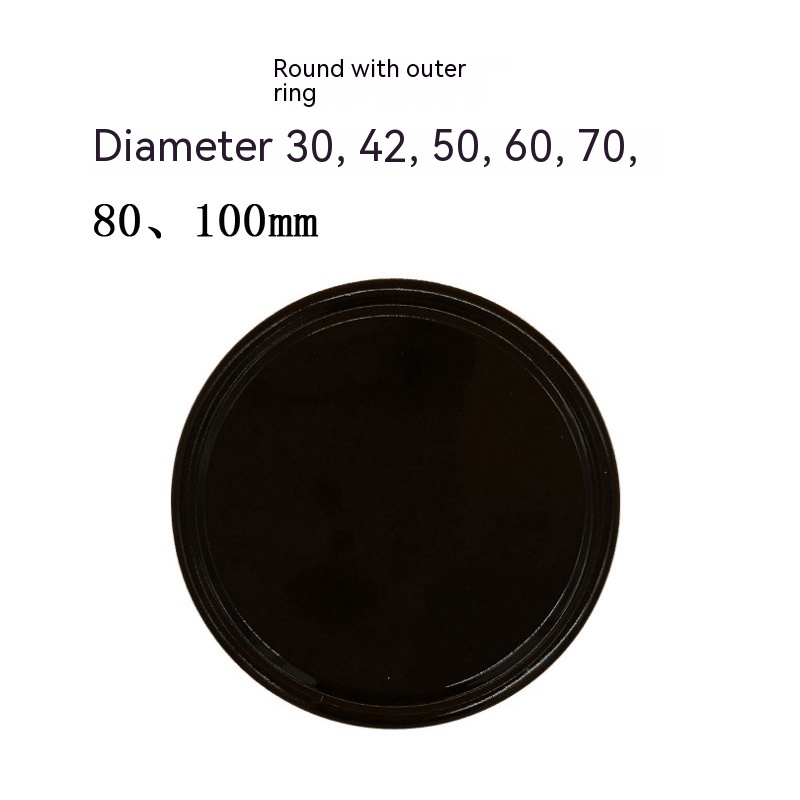 Round Pu Car Decoration Non-slip Mat