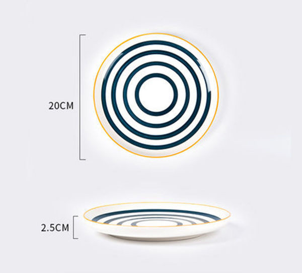 Concentric 8inch steak plate