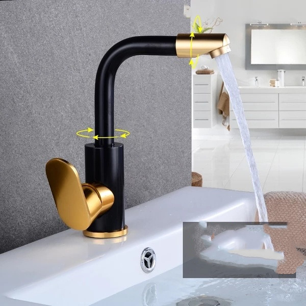 Title 3, Space aluminum faucet hot and cold bathroom was...