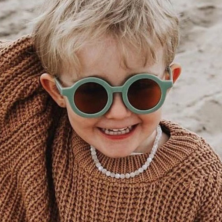 Children's Round Frame Sunglasses Are Light Cute And Cool - Image 4