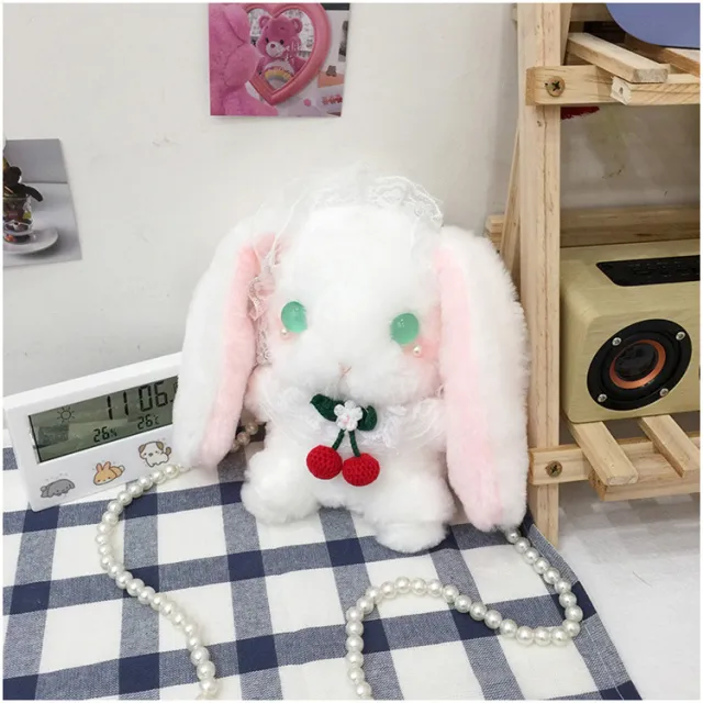 Plush Doll Small Shoulder Bag Girl Doll Shoulder Bag Green - Shop at LoveMi