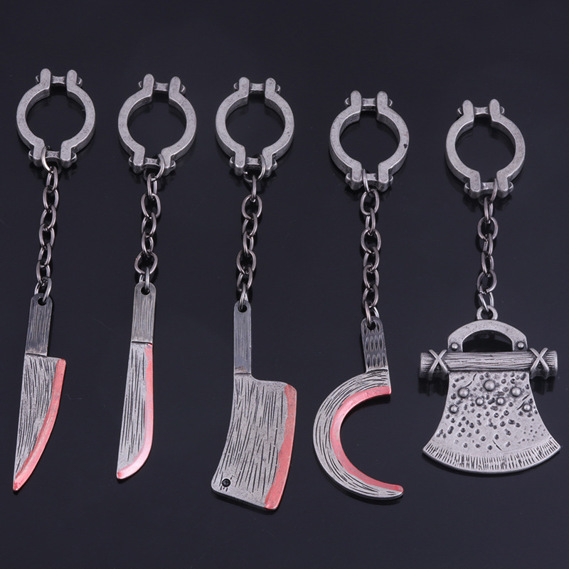 Car Keychain Halloween Theme Accessories Pendant