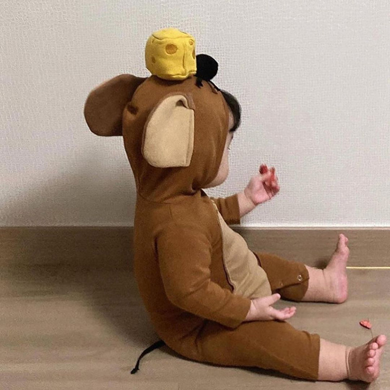 Men's And Women's Baby Long-sleeved Romper Romper