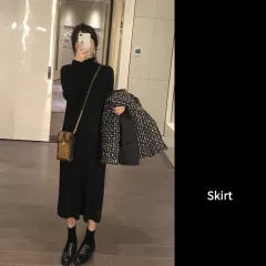 Women's Micro-fat Dress Gently Fried Street Milk Suit - Black - View 1
