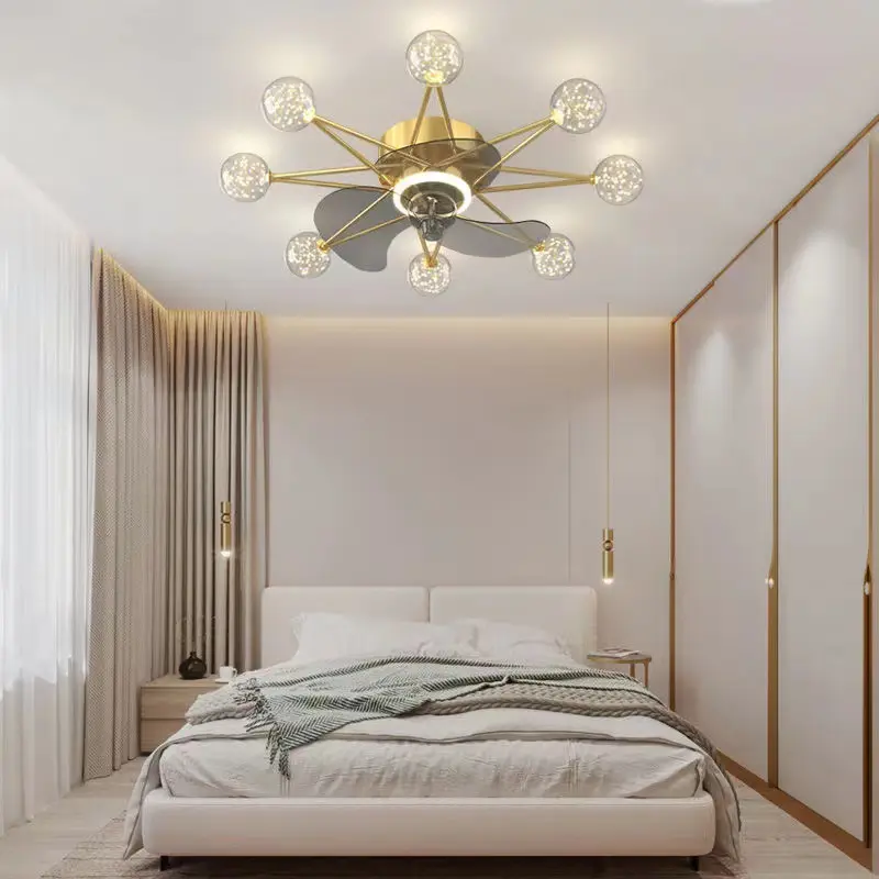 Nordic Ceiling Fan Lights Living Room Dining