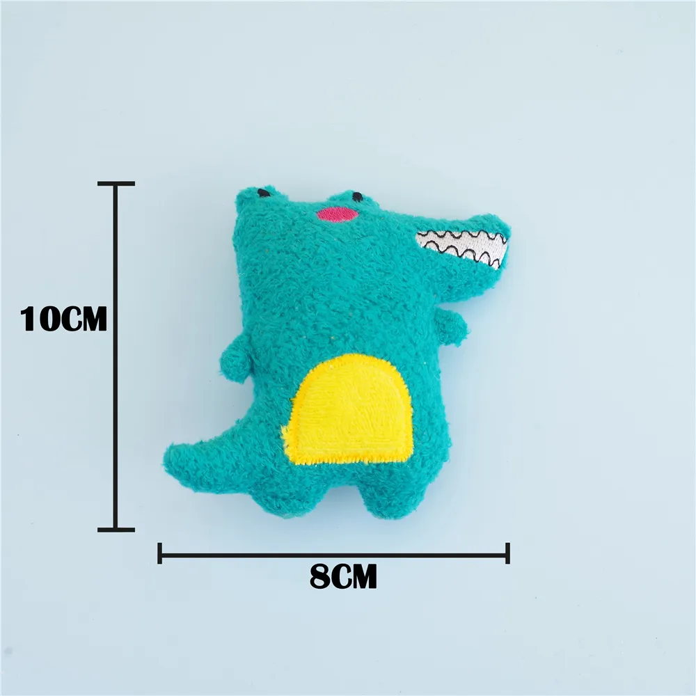 Pet Supplies Cat Voice Interactive Catnip Toys Dinosaur Modeling - Blue Crocodile
