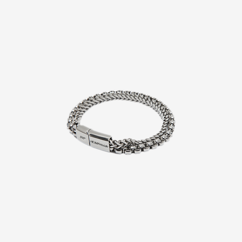 Men's Trendy Minimalist Cold Style Titanium Steel Bracelet