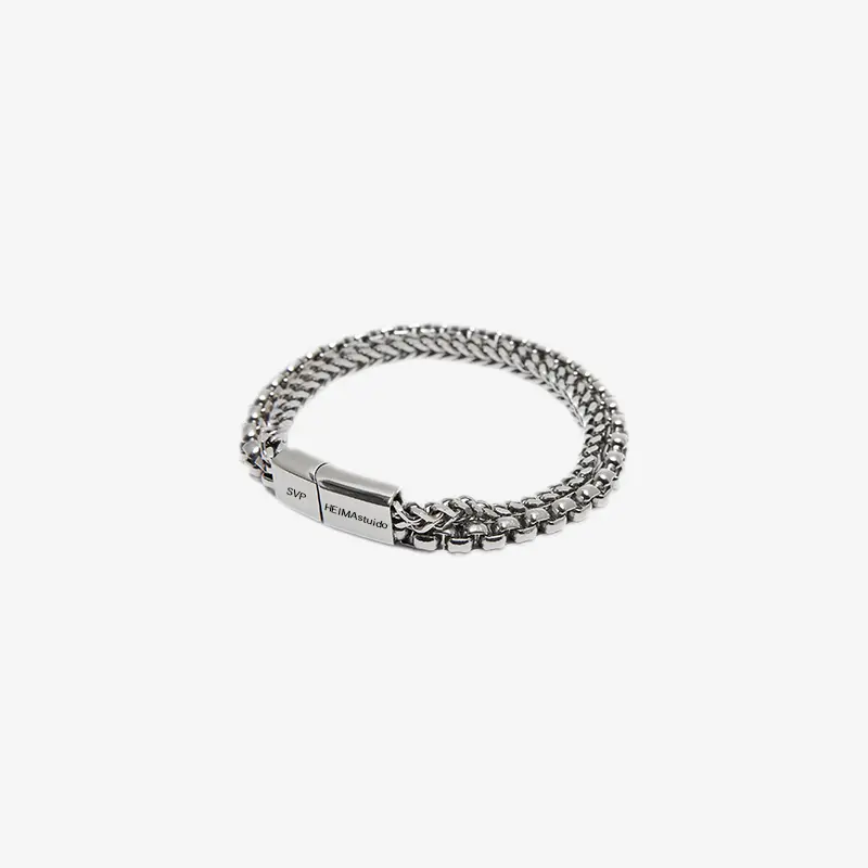 Men's Trendy Minimalist Cold Style Titanium Steel Bracelet