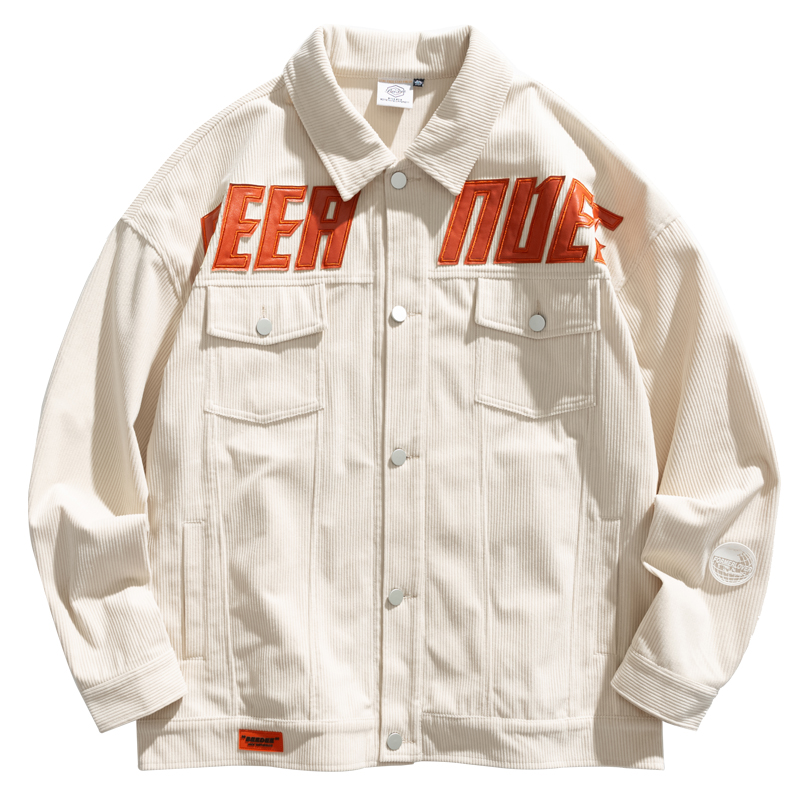 Men's American Style Vintage Embroidered Lapel Jacket