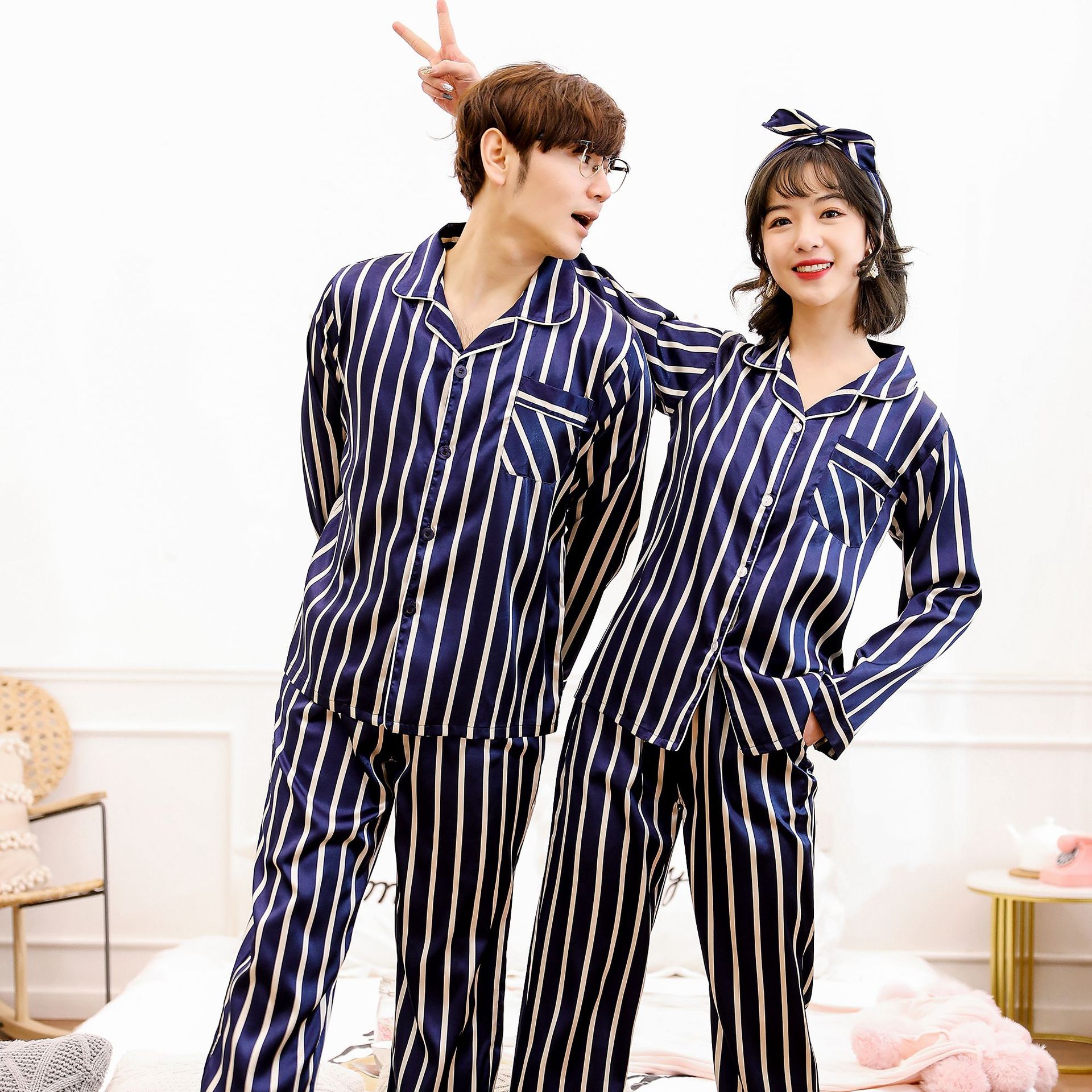 Title 5, Couple striped pajamas