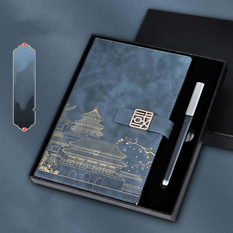 Chinese Style Palace Museum A5 Notebook Gift Box Set - Image 3