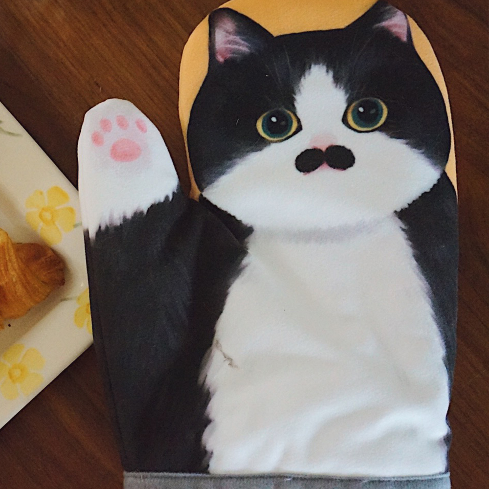 Cute Cute Cat Claw Microwave Oven Insulated Gloves Kitchen Baking Oven