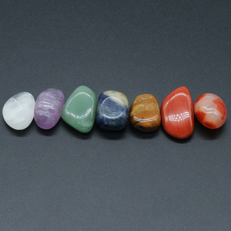 Colorful Irregular Natural Stone Set Gift Box — foto 12