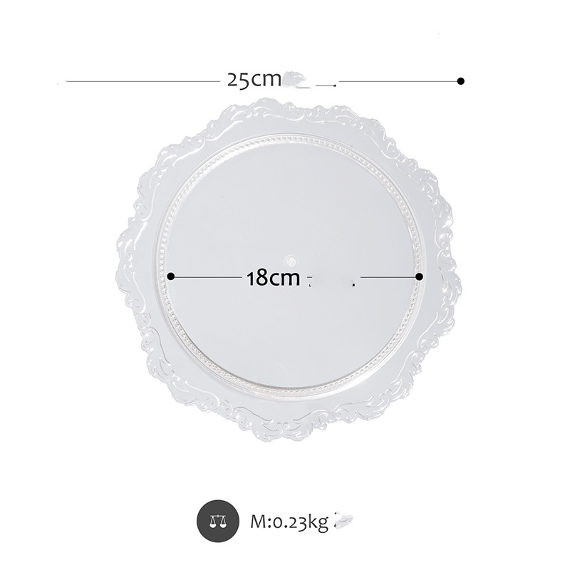 Transparent single plate