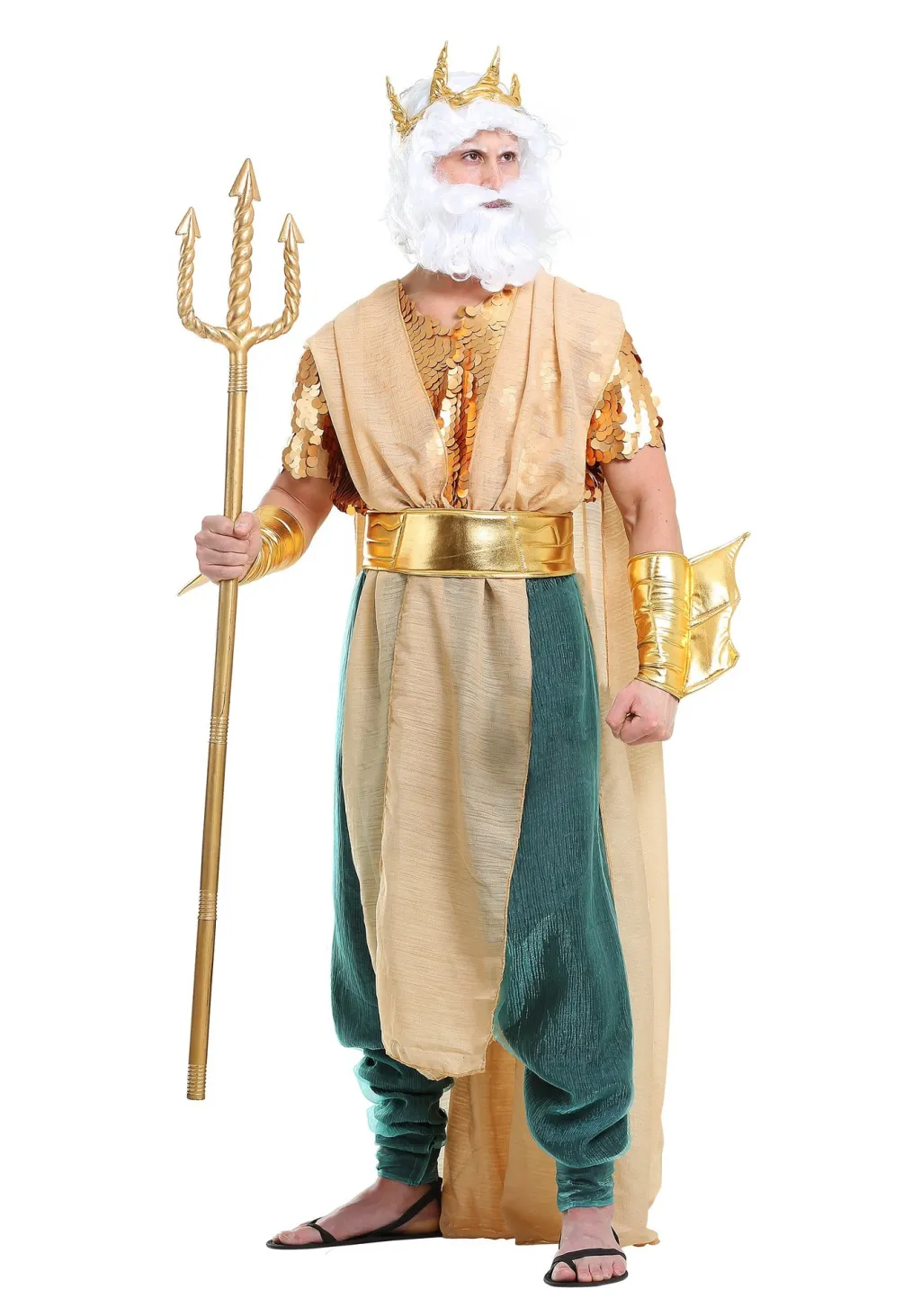 Queen King God Of War Costume - Mens Style-L