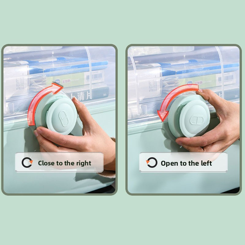 Medicine Organizer Box Large Capacity Portable First Aid Kit Storage. — image 6