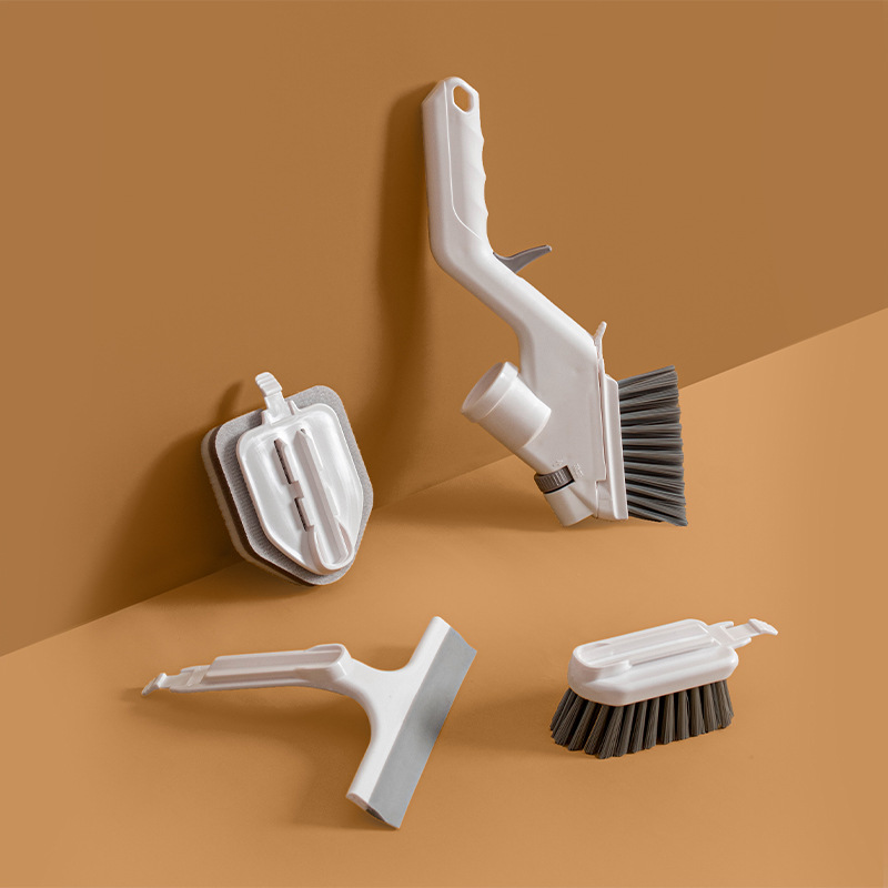 Five-piece Kitchen Cleaning Brush Can Spray Water