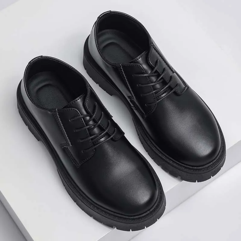 Men's Summer Breathable Height Increasing Derby Shoes
