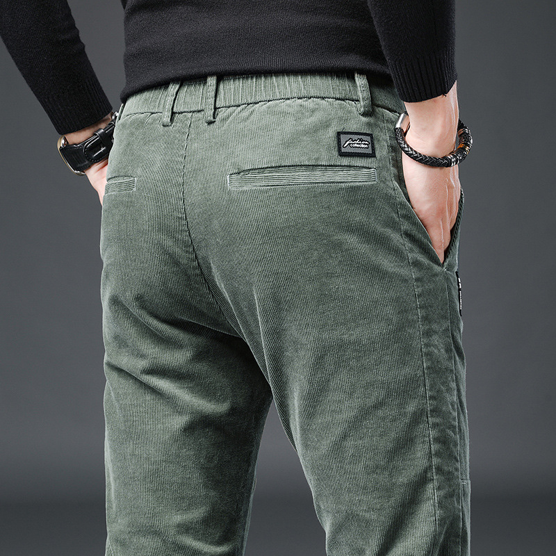 Title 2, Heren corduroy casual broek voor de herfst en w...