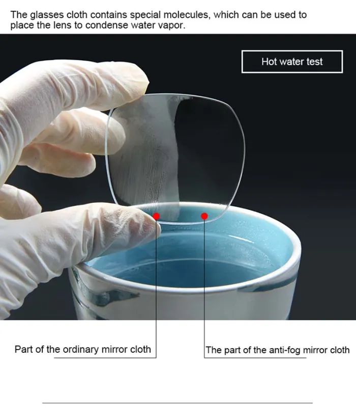 Anti-Fog Glasses Cleaning Cloth, Reusable Microfiber Wipe for Eyeglasses, Safety Glasses and Goggles - detail photo 1