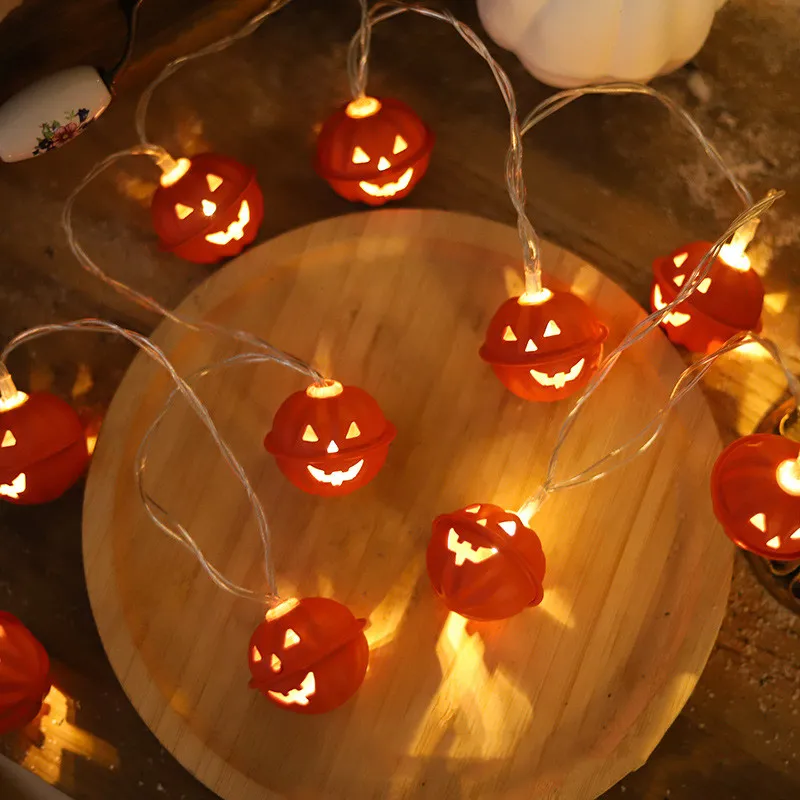 New Led Halloween Lights String Ghost Festival Pumpkin Decorative – image 3