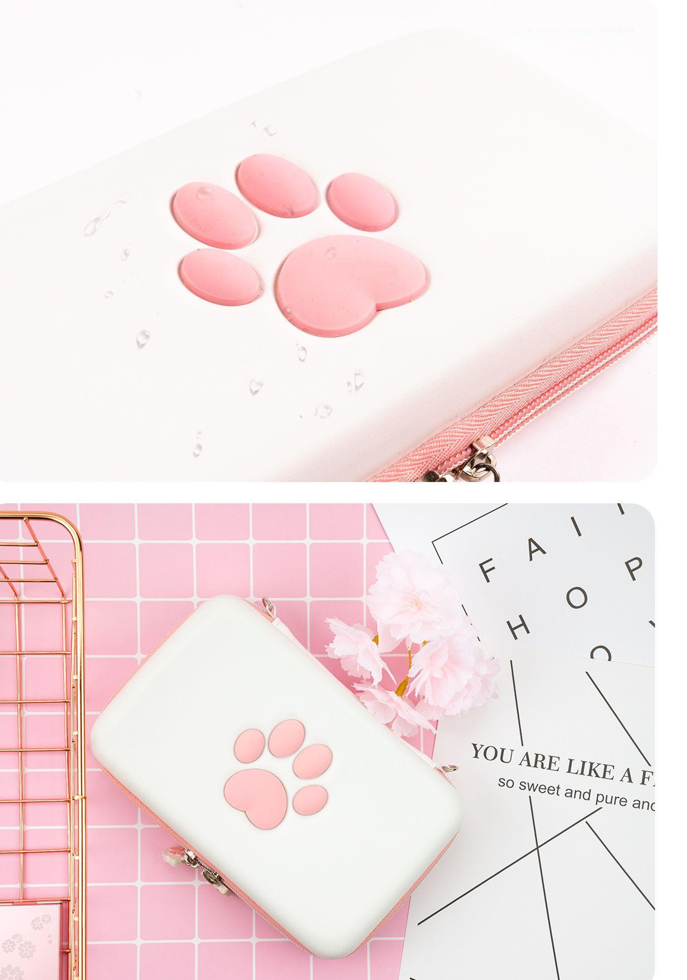Storage Bag Cat Paw Portable Protection Square Bag Accessories - Image 10