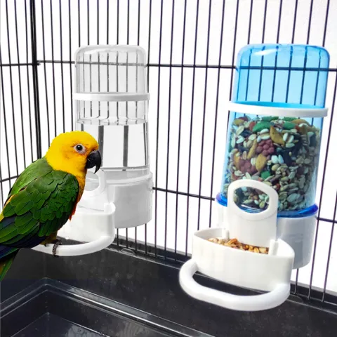 Convenient Edible Bird Water Pipe PP Blue Food