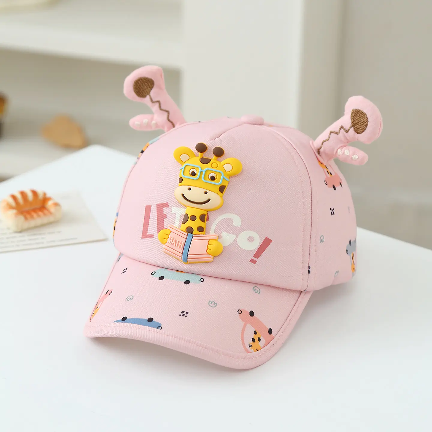 Children's Three-dimensional Cartoon Giraffe Printed Cute Antlers