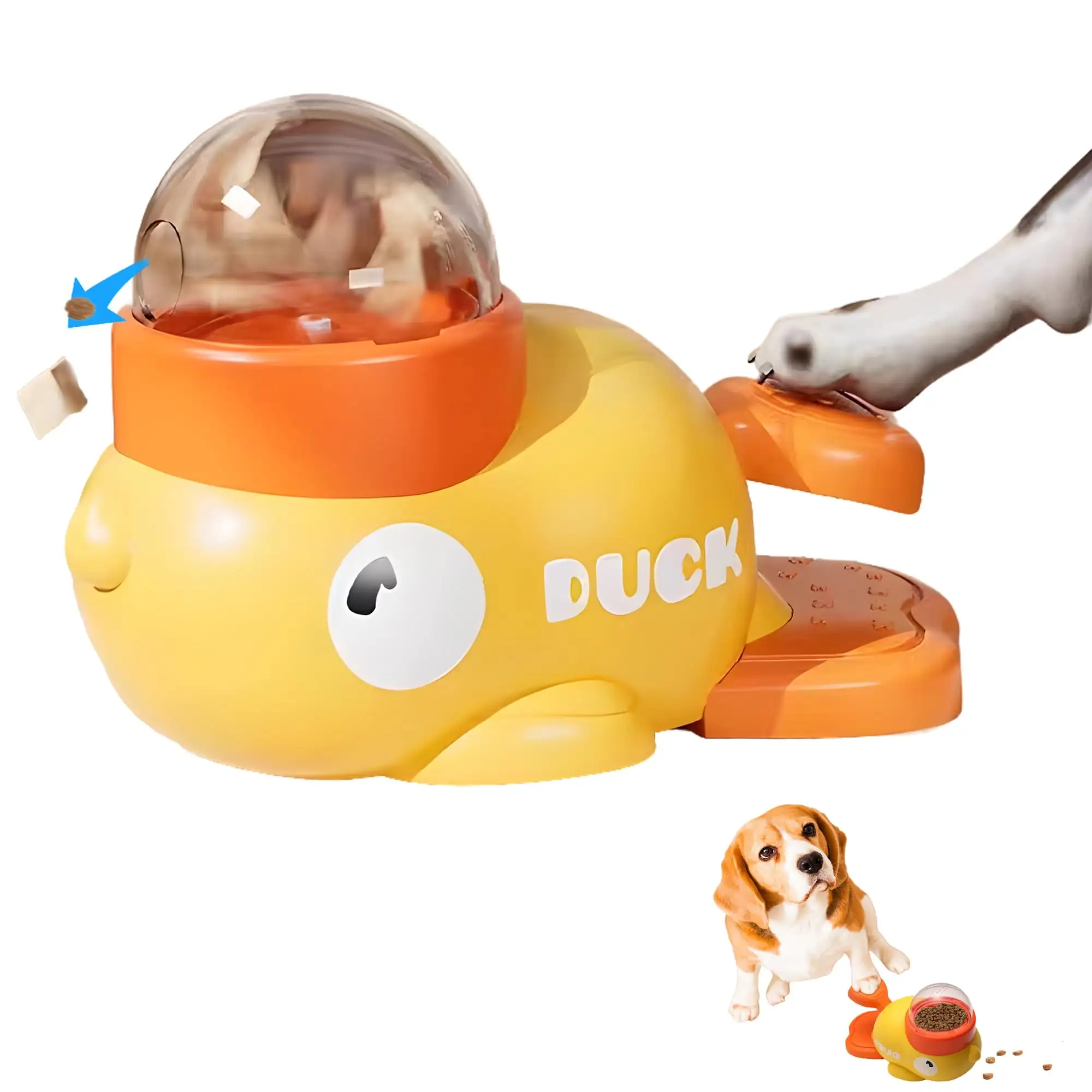 Duck Shape Dog Treat Dispenser - Interactive