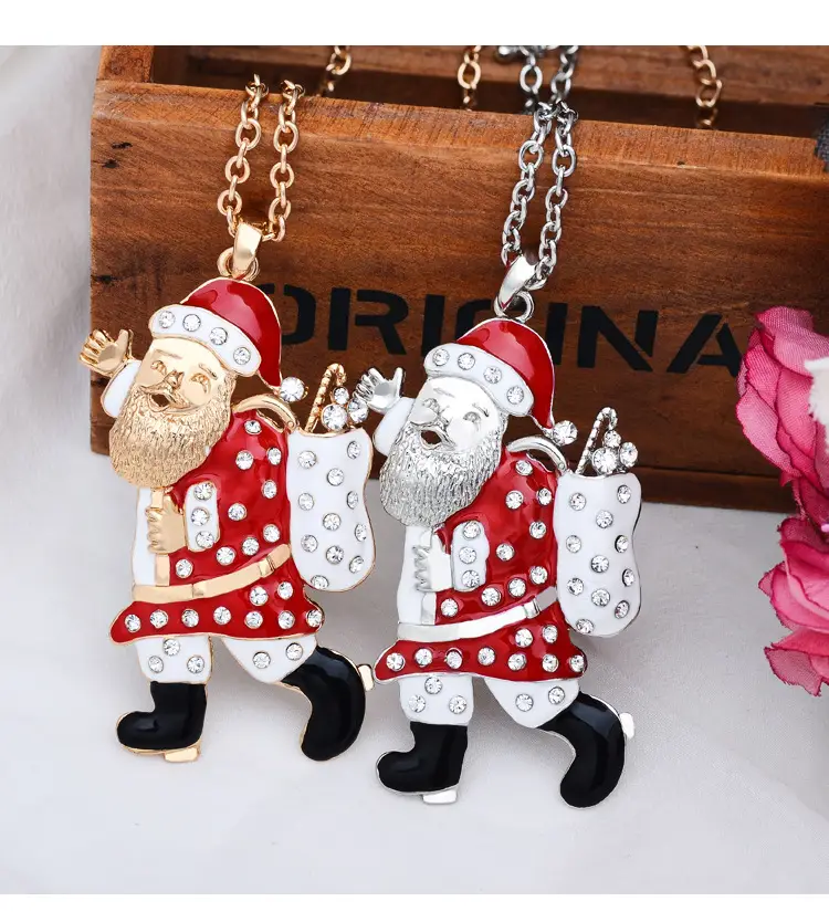 New European And American Christmas Ornaments Long Sweater Chain