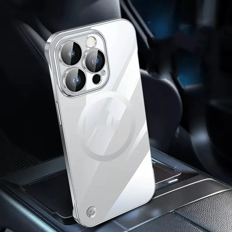 Case Electroplated Frameless With Lens Protector PC