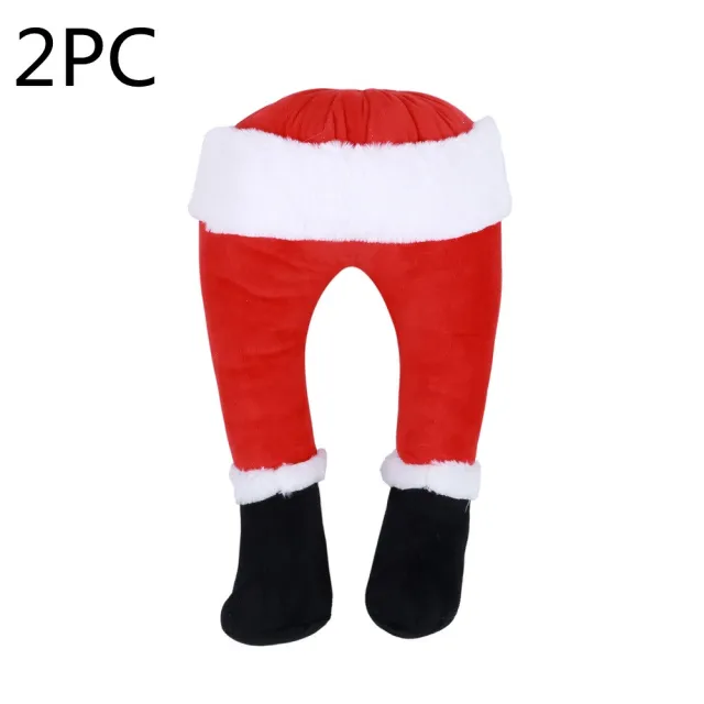 Garden decoration Elf legs Christmas Day White 2Pc - Shop at LoveMi